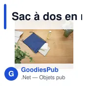 Sac à dos en non-tissé Nico - Miniature 6