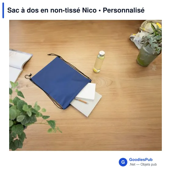 Sac à dos en non-tissé Nico - Image 6