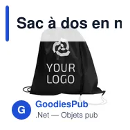 Sac à dos en non-tissé Nico - Miniature 9