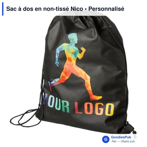 Sac à dos en non-tissé Nico - Image 10