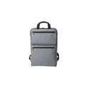 Variante gris - Sac à dos personnalisable en polycanvas avec logo - Seth
