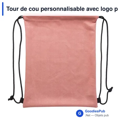 Tour de cou personnalisable avec logo pour entreprises