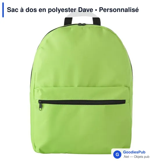 Sac à dos en polyester Dave - Image 11