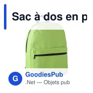 Sac à dos en polyester Dave - Miniature 3