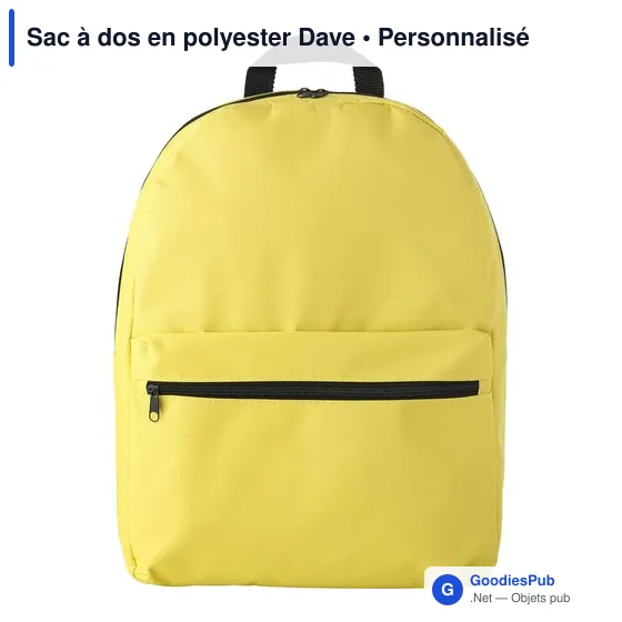 Sac à dos en polyester Dave - Image 6
