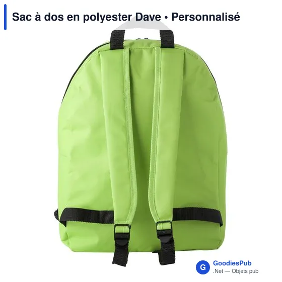 Sac à dos en polyester Dave - Image 10