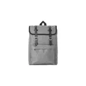 Variante gris - Sac à dos personnalisable en polyester Genevieve avec logo