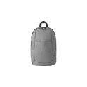 Variante gris - Sac à dos personnalisable en polyester avec logo - Haley