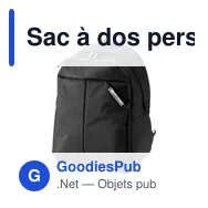 Sac à dos personnalisable en polyester avec logo - Kasimir - Miniature 1