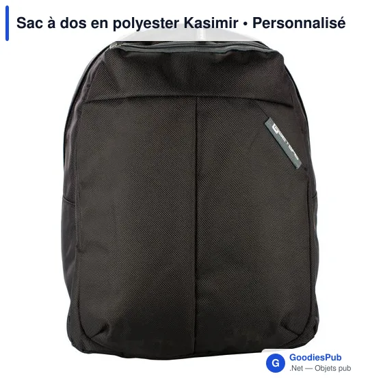 Sac à dos personnalisable en polyester avec logo - Kasimir - Image 2