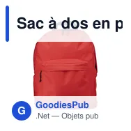 Sac à dos en polyester Livia - Miniature 2