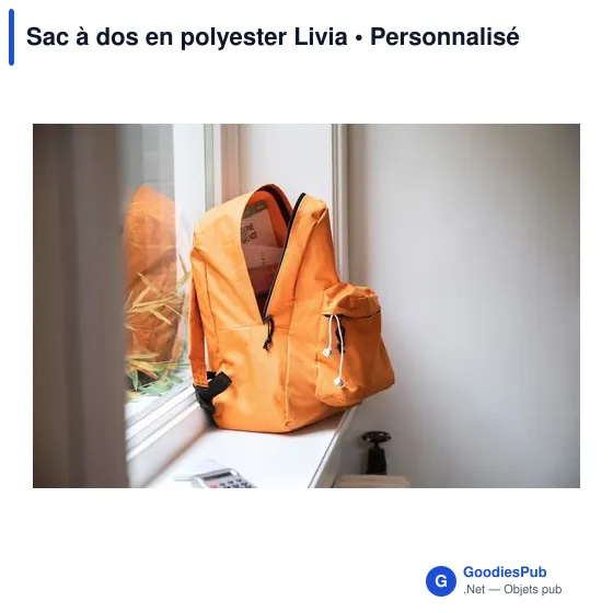 Sac à dos en polyester Livia - Image 11