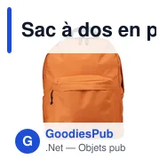 Sac à dos en polyester Livia - Miniature 3