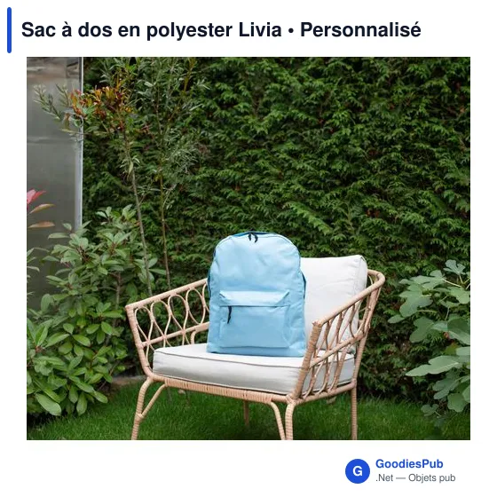 Sac à dos en polyester Livia - Image 6