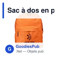 Sac à dos en polyester Livia - Miniature 7