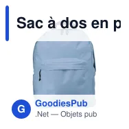Sac à dos en polyester Livia - Miniature 8