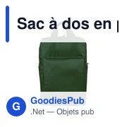 Sac à dos en polyester recyclé 900D Amalia - Miniature 1