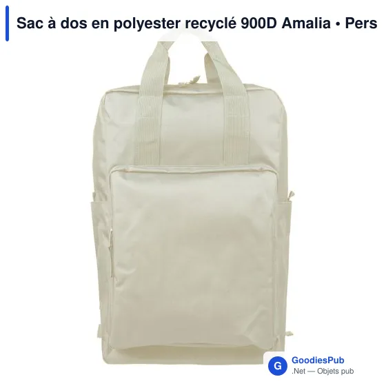 Sac à dos en polyester recyclé 900D Amalia - Image 35