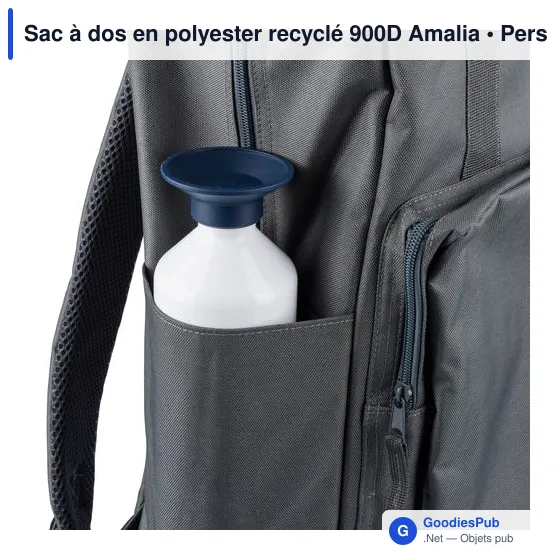 Sac à dos en polyester recyclé 900D Amalia - Image 43