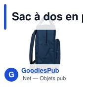 Sac à dos en polyester recyclé 900D Amalia - Miniature 6