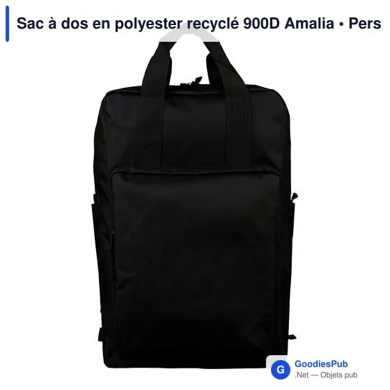 Sac à dos en polyester recyclé 900D Amalia - Image 52