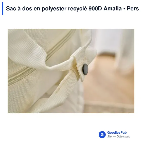 Sac à dos en polyester recyclé 900D Amalia - Image 67