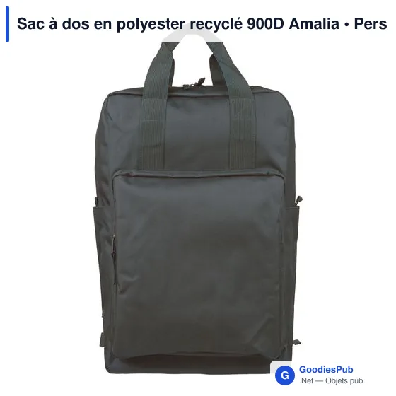 Sac à dos en polyester recyclé 900D Amalia - Image 69