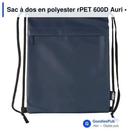 Sac à dos en polyester rPET 600D Auri