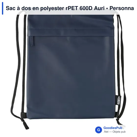 Sac à dos en polyester rPET 600D Auri - Image 1