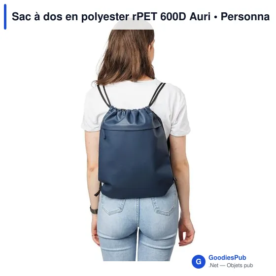 Sac à dos en polyester rPET 600D Auri - Image 2