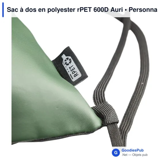 Sac à dos en polyester rPET 600D Auri - Image 11