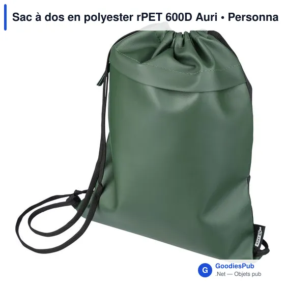 Sac à dos en polyester rPET 600D Auri - Image 3