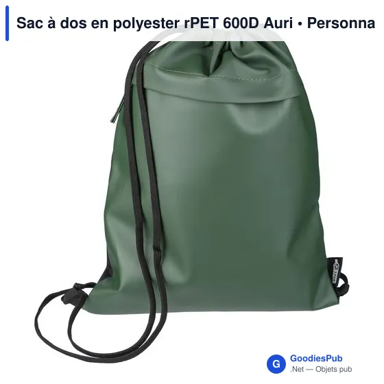 Sac à dos en polyester rPET 600D Auri - Image 5