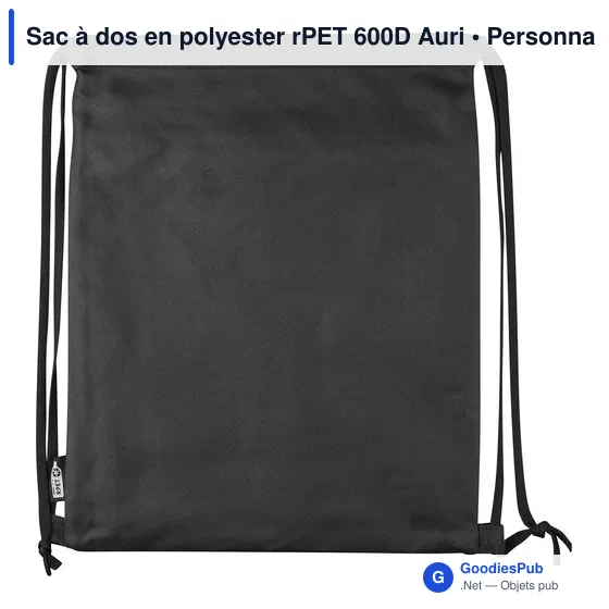 Sac à dos en polyester rPET 600D Auri - Image 6