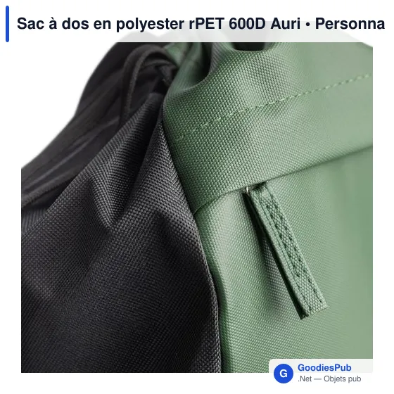 Sac à dos en polyester rPET 600D Auri - Image 10