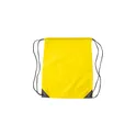 Variante jaune - Sac à dos personnalisable en polyester rPET Enrique avec logo