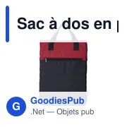 Sac à dos personnalisable en polyester rPET avec logo - Miniature 1