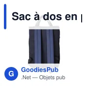 Sac à dos personnalisable en polyester rPET avec logo - Miniature 4
