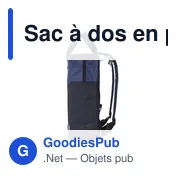 Sac à dos personnalisable en polyester rPET avec logo - Miniature 5