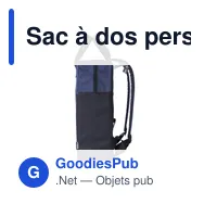 Sac à dos personnalisable en polyester rPET avec logo - Miniature 9