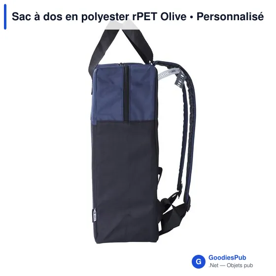 Sac à dos personnalisable en polyester rPET avec logo - Image 9
