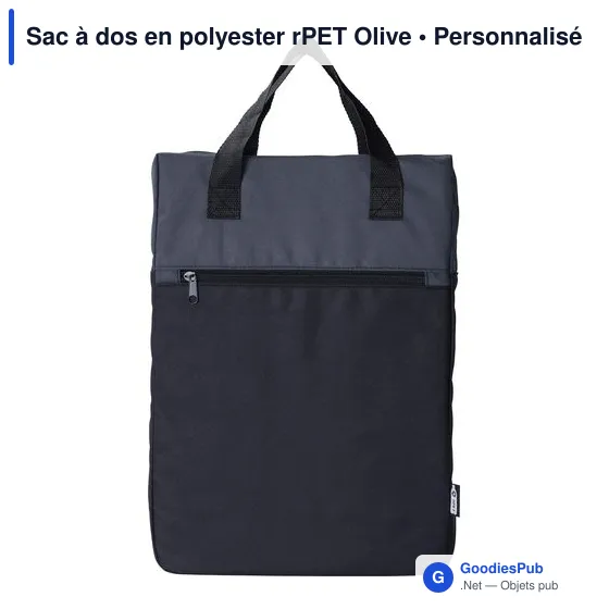Sac à dos personnalisable en polyester rPET avec logo - Image 10
