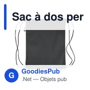 Sac à dos personnalisable en polyester rPET avec logo - Enrique - Miniature 2