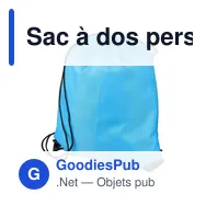 Sac à dos personnalisable en polyester rPET avec logo - Enrique - Miniature 12