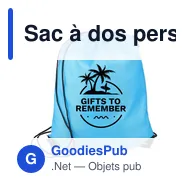 Sac à dos personnalisable en polyester rPET avec logo - Enrique - Miniature 9