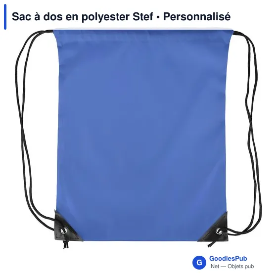 Sac à dos en polyester Stef - Image 1