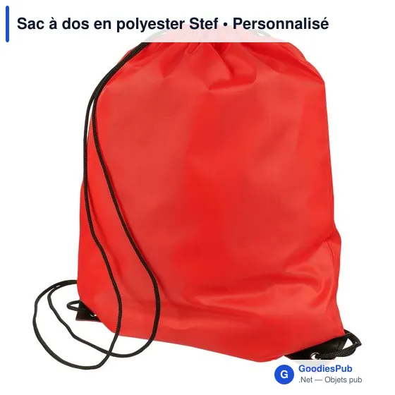 Sac à dos en polyester Stef - Image 2