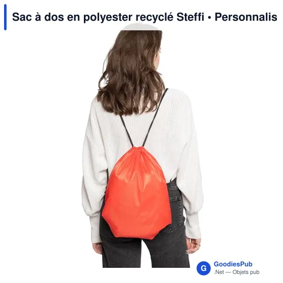 Sac à dos en polyester Stef - Image 3