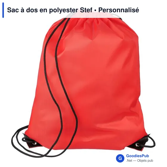 Sac à dos en polyester Stef - Image 5