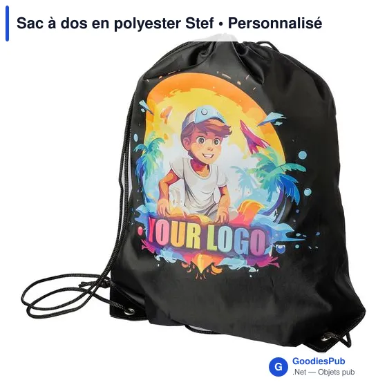 Sac à dos en polyester Stef - Image 8